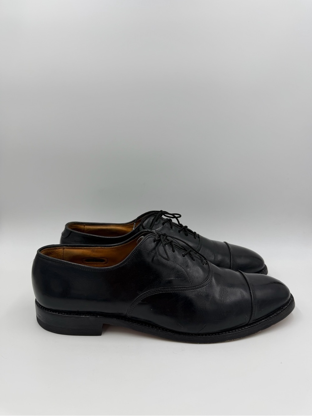 Allen Edmonds Park Avenue Black Leather Cap Toe Oxford Dress Shoes Men’s 10.5 C